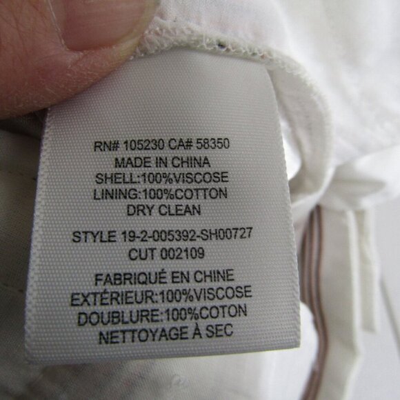 JOIE NWT Striped Carvel  Shorts Cream Porcelain Beach Coastal Preppy 2 MSRP $178 - Picture 7 of 8